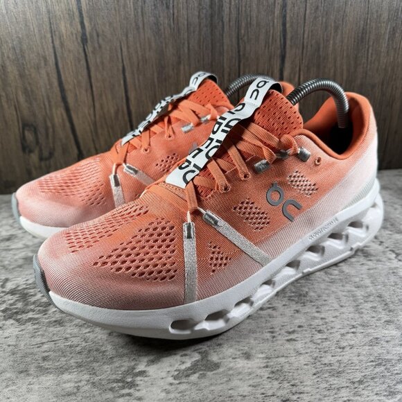 On Cloud Cloudsurfer Womens Sz 11 Auburn Frost Road Race Running Sneakers Shoes - Picture 2 of 10